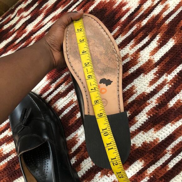 FLORSHEIM 1892 Tassel Penny Loafer Dress Shoes Men 12D Driving Black USA Black main image 5